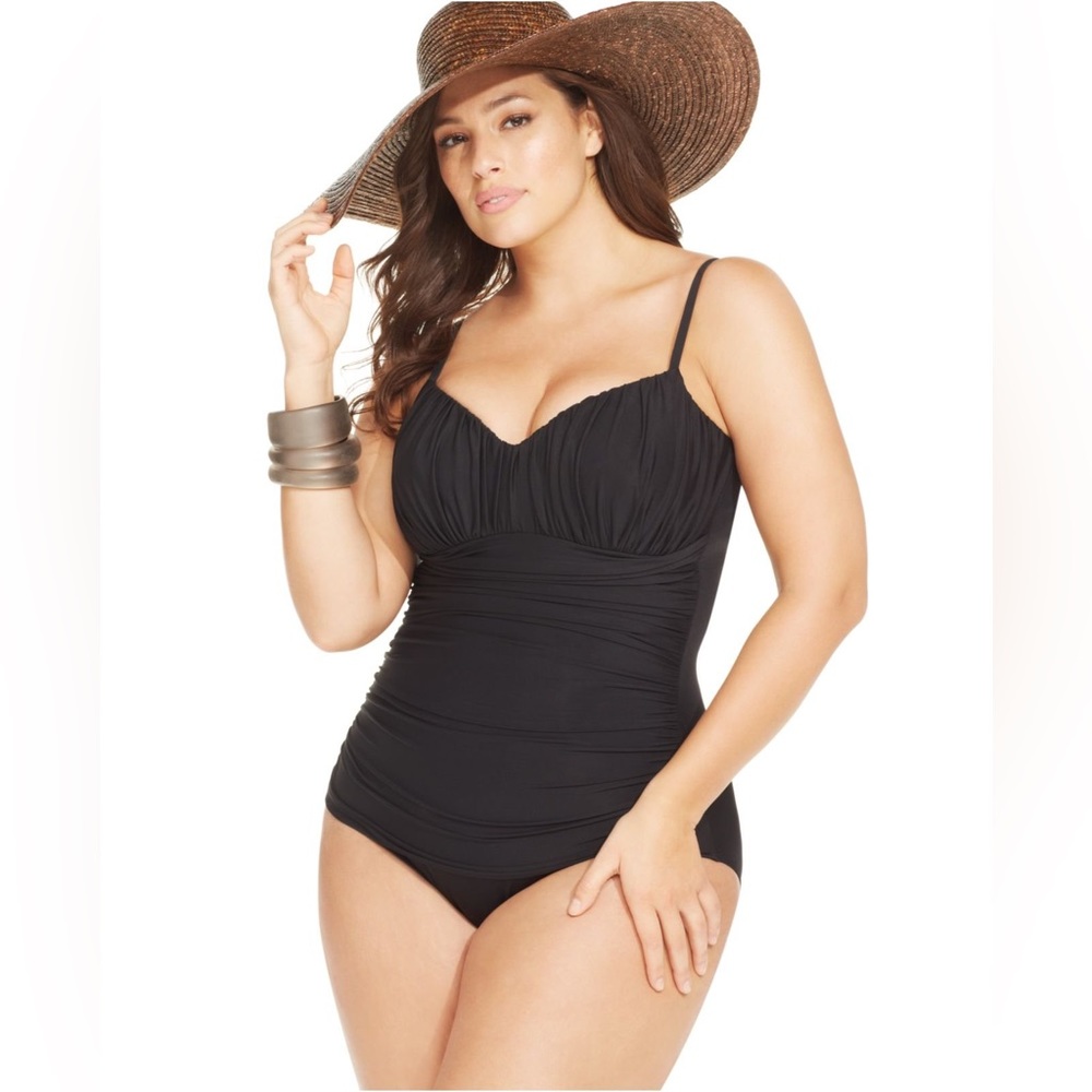 Miracle suit Rialto Ruched Slimming One Piece Swimsuit